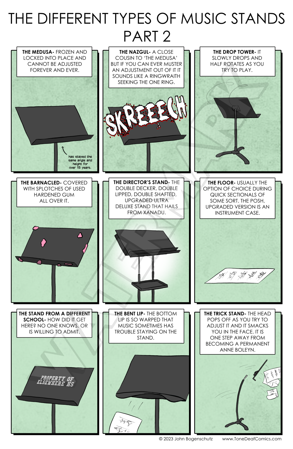 The Different Types of Music Stands Part 2