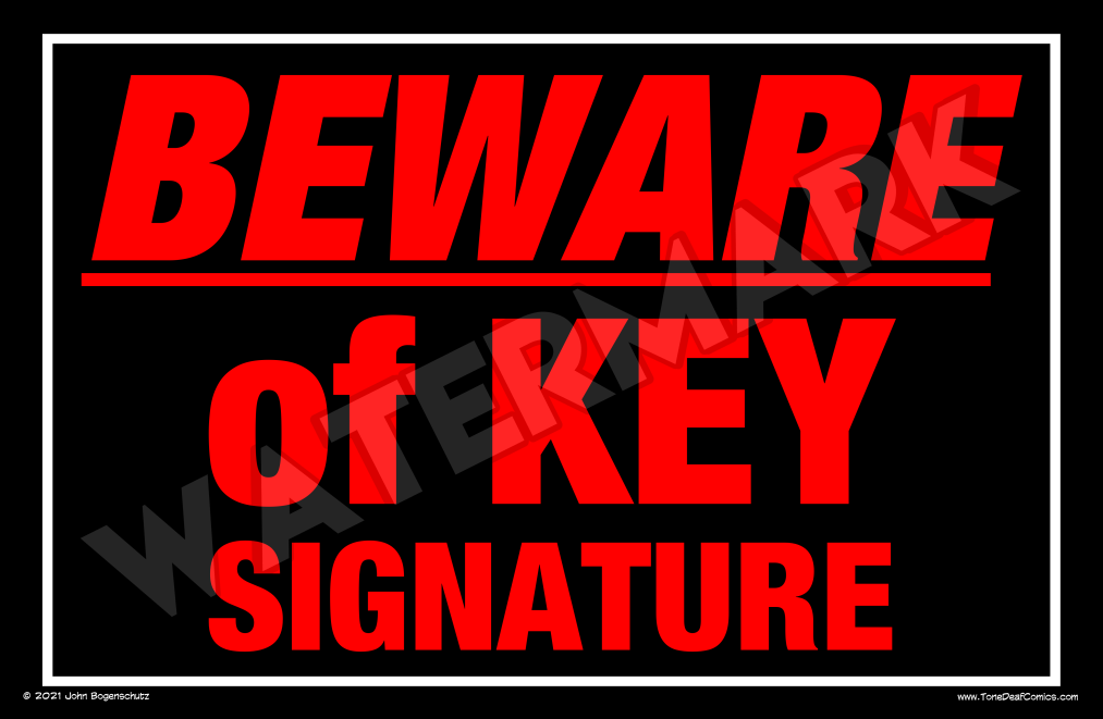 Beware of Key Signature