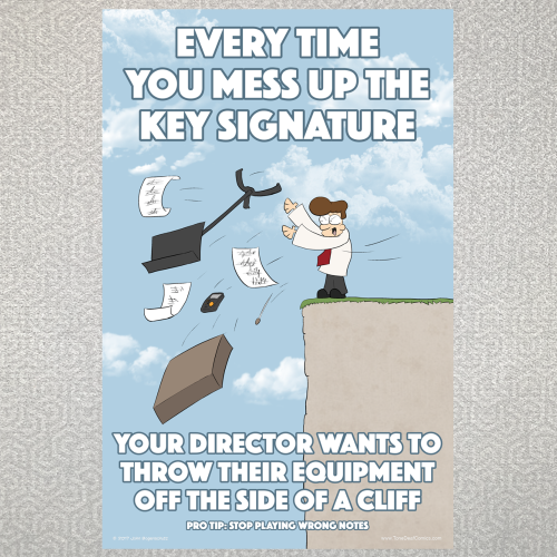 Every Time You Mess Up The Key Signature