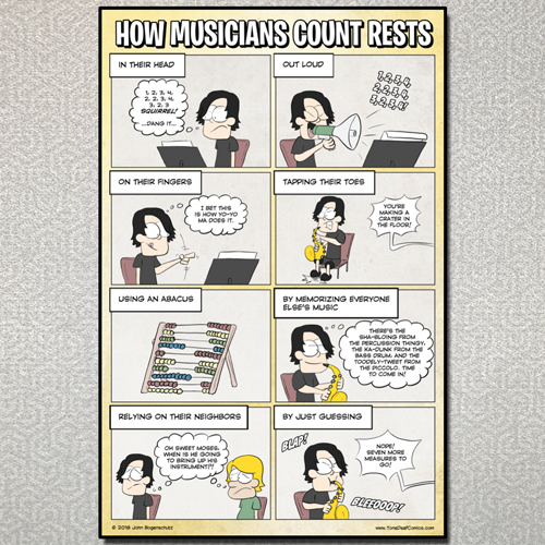How Musicians Count Rests