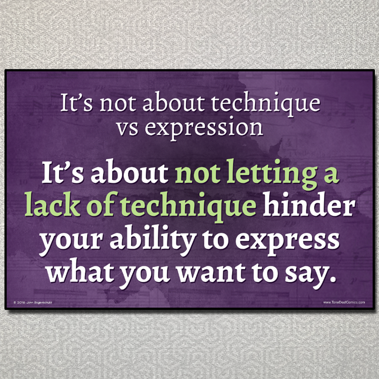 Technique vs Expression