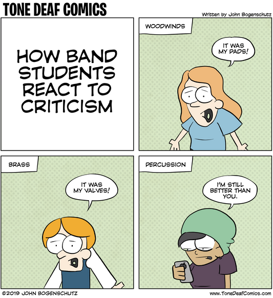 How Band Students React to Criticism