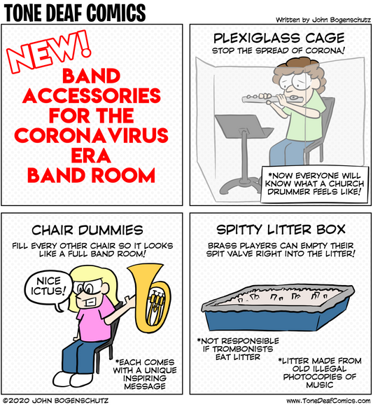 Band Accessories for the Coronavirus Era Band Room