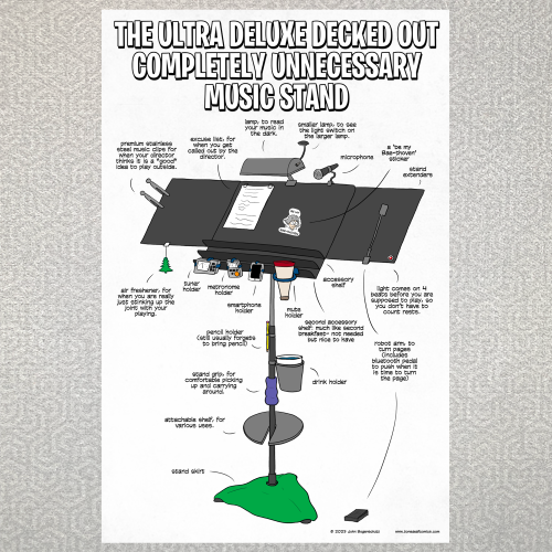 The Ultra Deluxe Music Stand