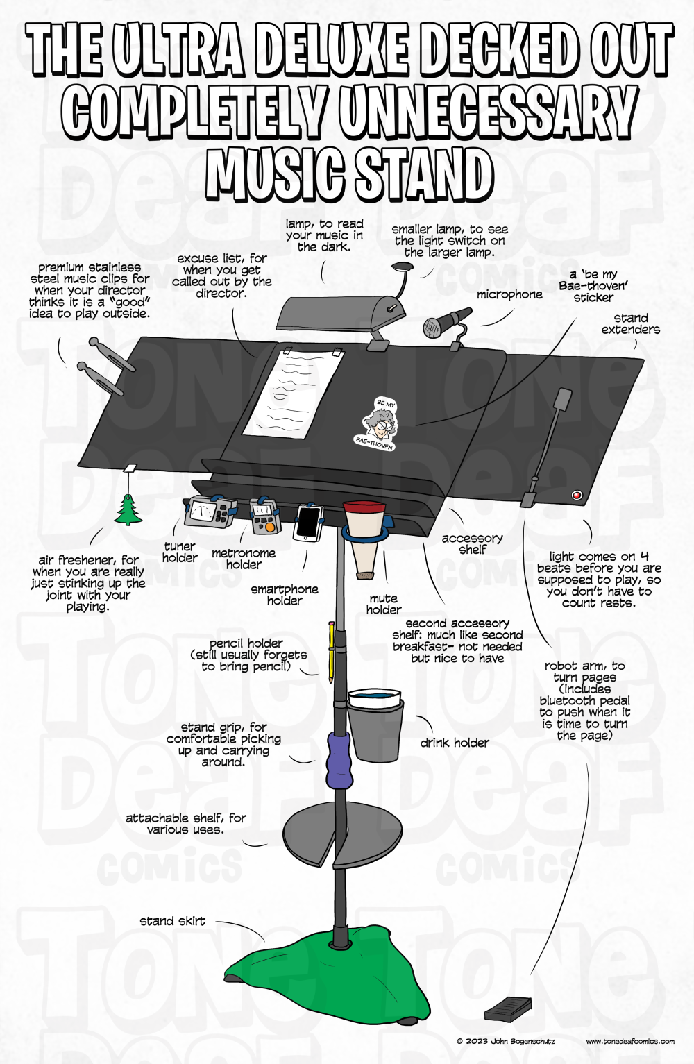 The Ultra Deluxe Music Stand