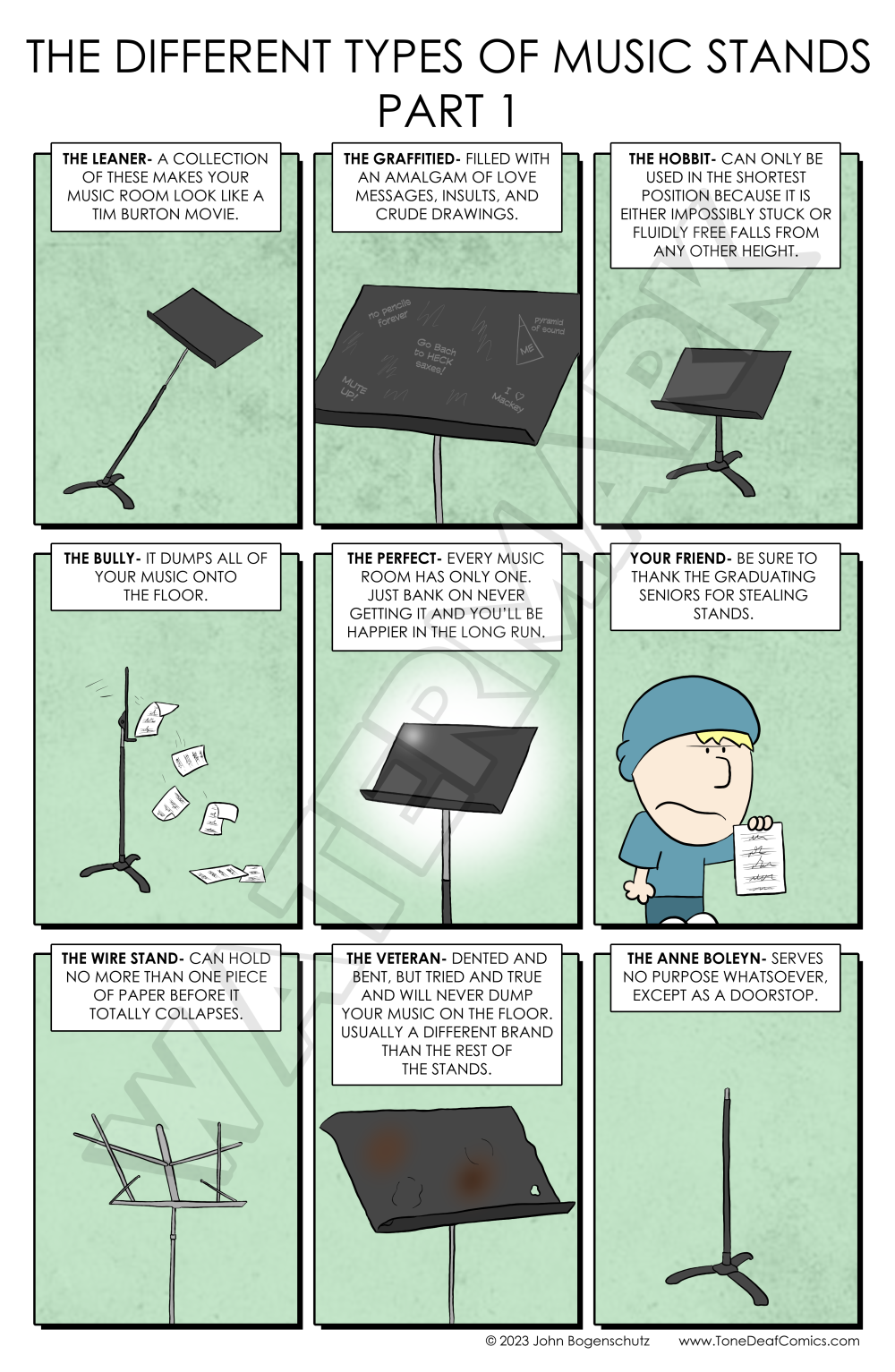 The Different Types of Music Stands Part 1