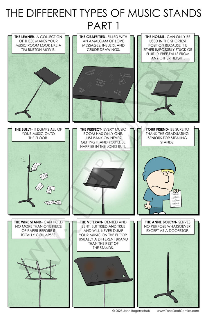The Different Types of Music Stands Part 1 – Tone Deaf