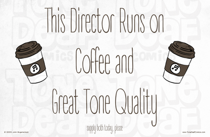 This Director Runs on Coffee