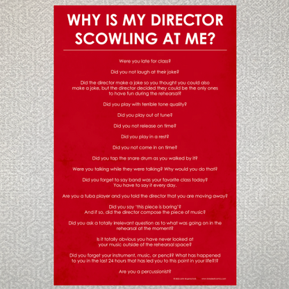 Why is My Director Scowling at Me?