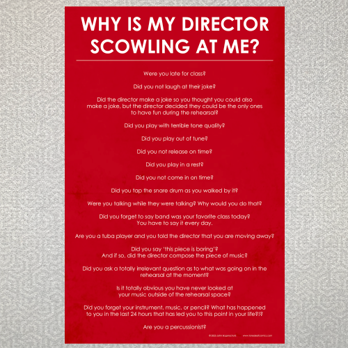 Why is My Director Scowling at Me?