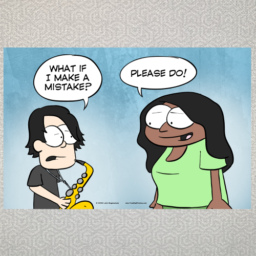 Mistake Cartoon