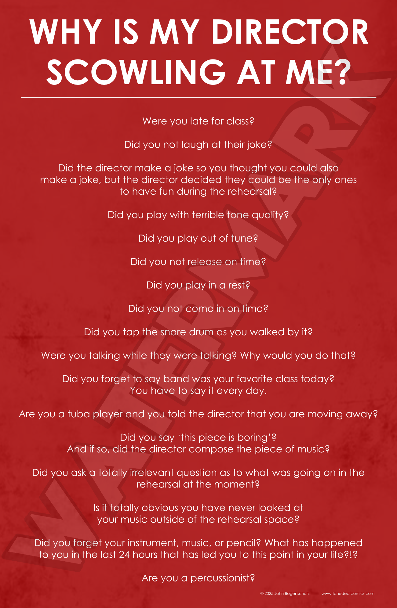 Why is My Director Scowling at Me?