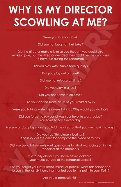 Why is My Director Scowling at Me?