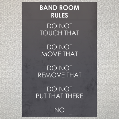 Music Room Rules