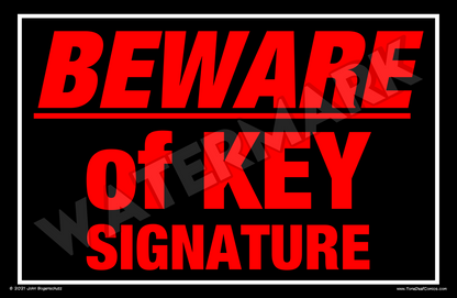Beware of Key Signature