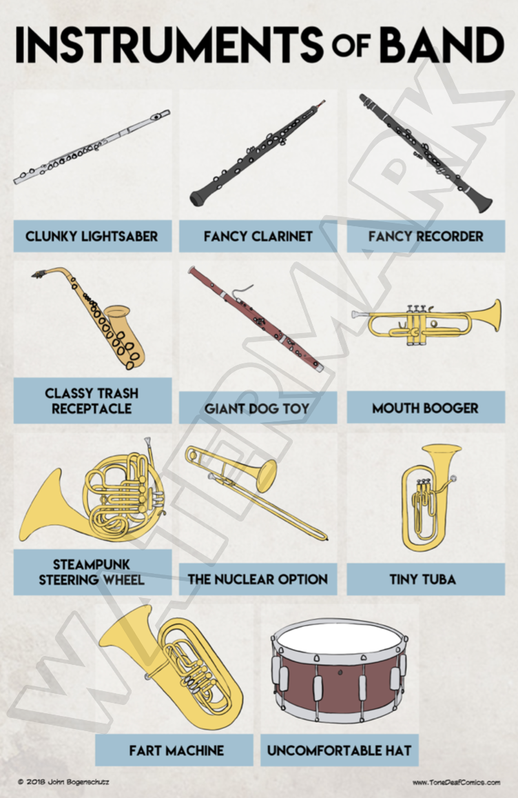 Instruments of Band