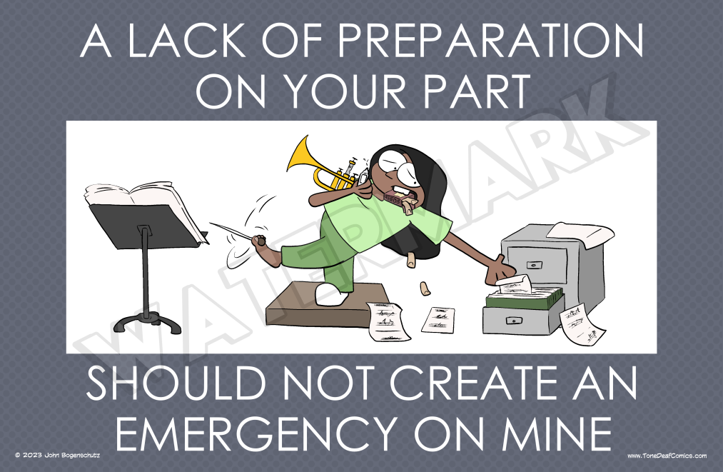 Lack of Preparation