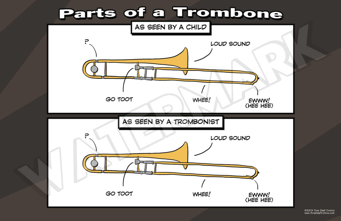 Parts of a Trombone