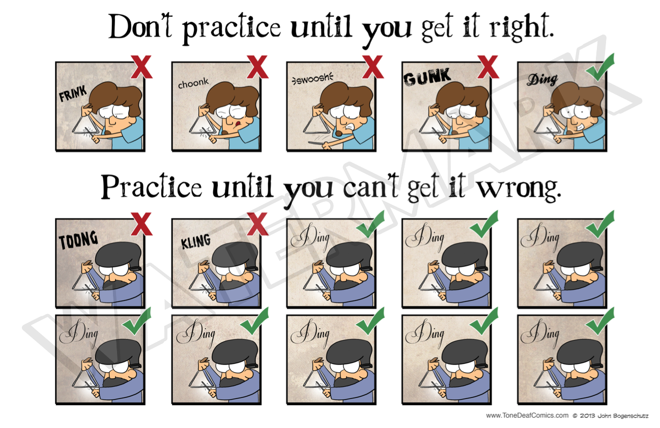 Practice Until You Can't Get it Wrong