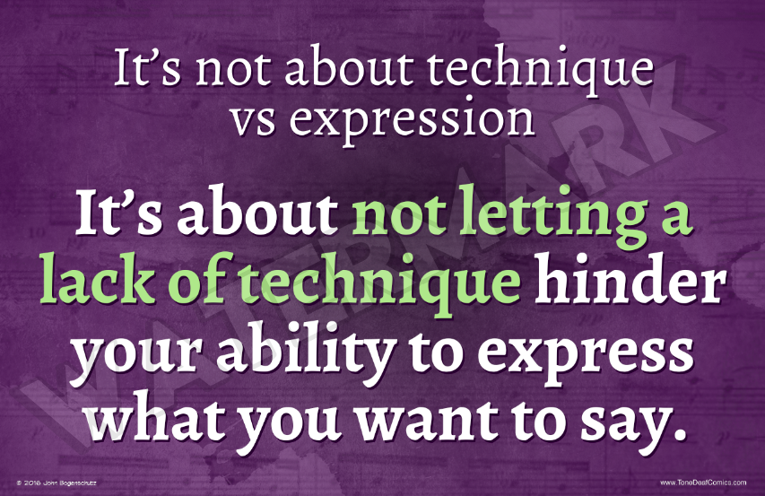 Technique vs Expression