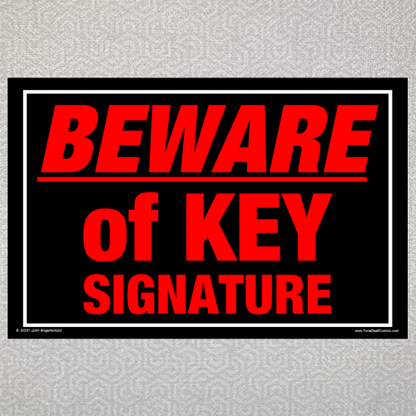 Beware of Key Signature
