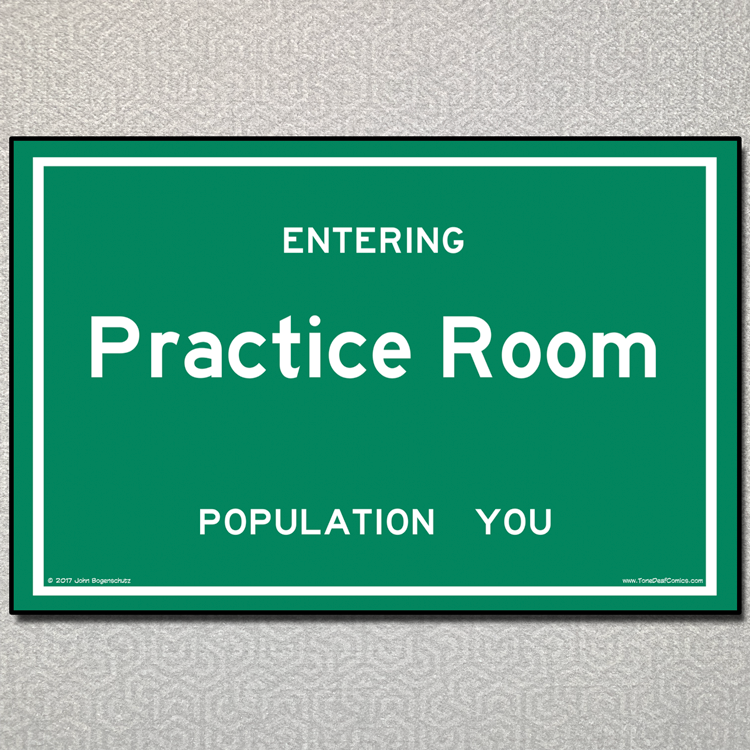 Practice Room Sign Door Step Training Room Identification Board